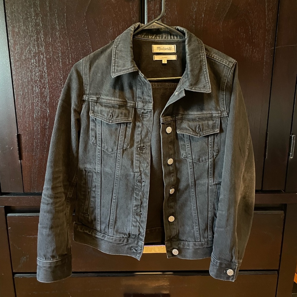 Madewell black denim jacket